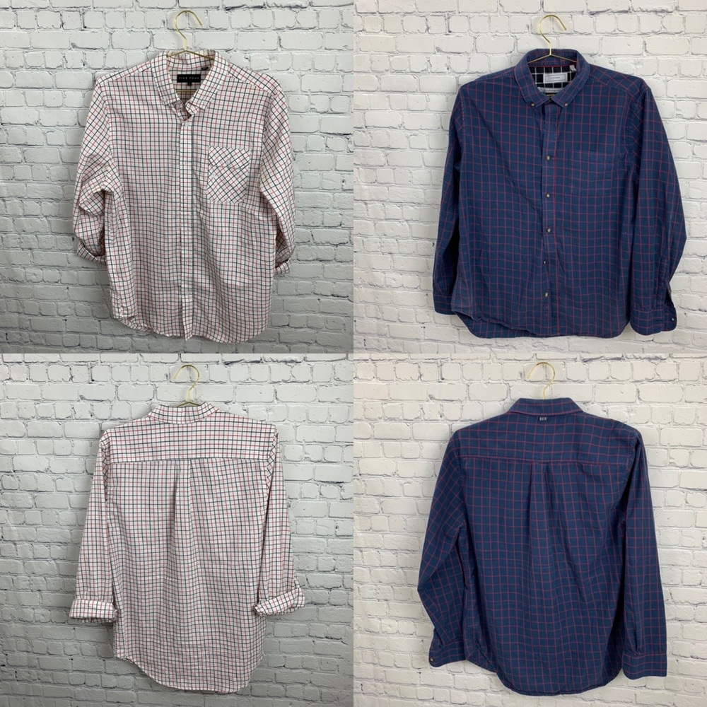 FIVE FOUR Men’s Button Down Bundle L